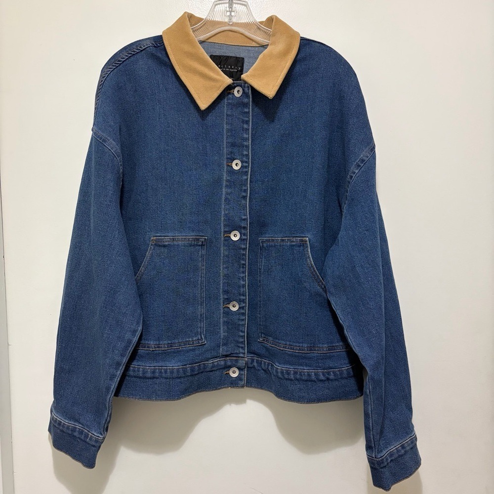 Sanctuary Denim Trucker Jacket XL NWT - Picture 2 of 5